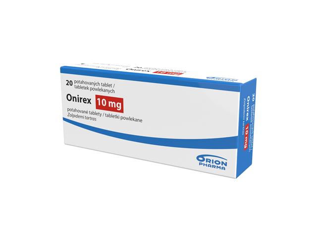 Onirex interakcje ulotka tabletki powlekane 10 mg 