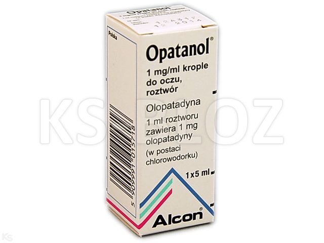 Opatanol interakcje ulotka krople do oczu, roztwór 1 mg/ml 1 poj. po 5 ml