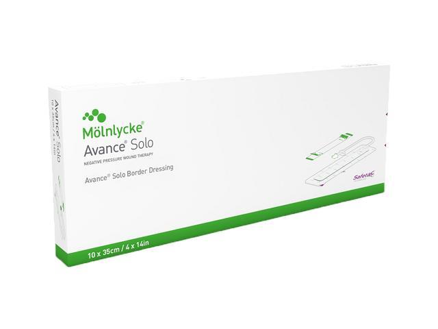 Opatr. Avance Solo Border Dressing 10 x 35 cm interakcje ulotka opatrunek - 1 szt.