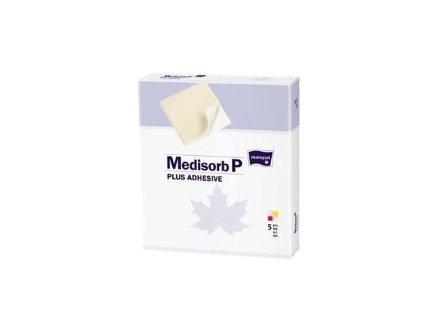 Opatr.poliuret. MEDISORB P Plus Adhesive 15 cm x 15 cm interakcje ulotka opatrunek - 5 szt.
