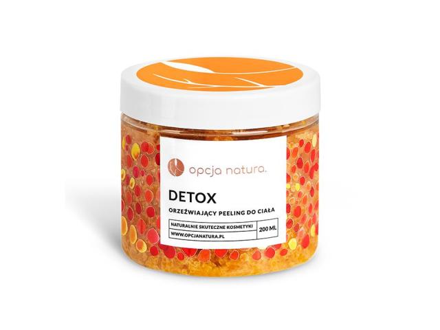 Opcja Natura Detox Peeling do ciała orzeźwiający interakcje ulotka peeling - 200 ml
