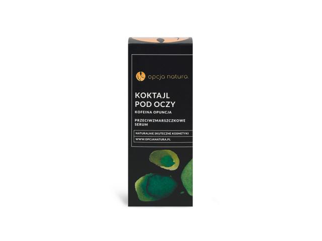 Opcja Natura Koktajl Pod Oczy Serum przeciwzmarszczkowe kofeina & opuncja interakcje ulotka serum - 30 ml