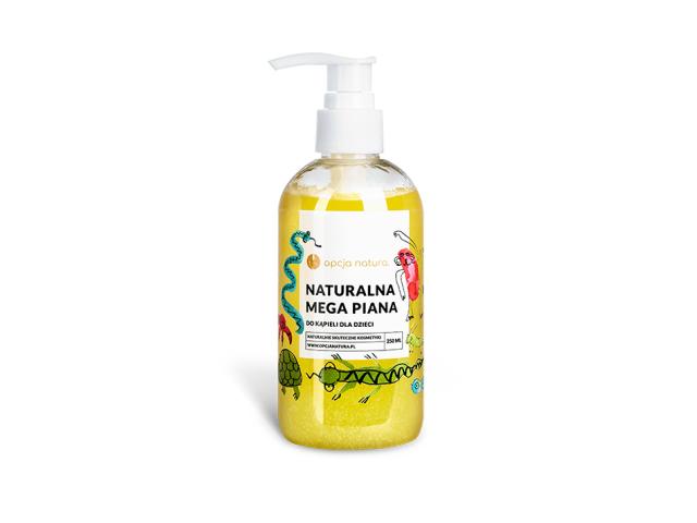 Opcja Natura Naturalna Mega Piana do kąpieli dla dzieci interakcje ulotka żel - 250 ml