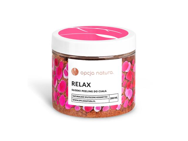 Opcja Natura Relax Peeling do ciała słodki interakcje ulotka peeling - 200 ml