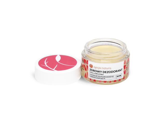 Opcja Natura Zdrowy Dezodorant pinia & grejpfrut interakcje ulotka krem - 50 ml