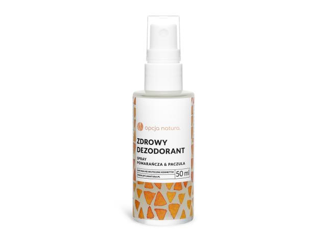 Opcja Natura Zdrowy Dezodorant spray pomarańcza & paczula interakcje ulotka spray - 50 ml