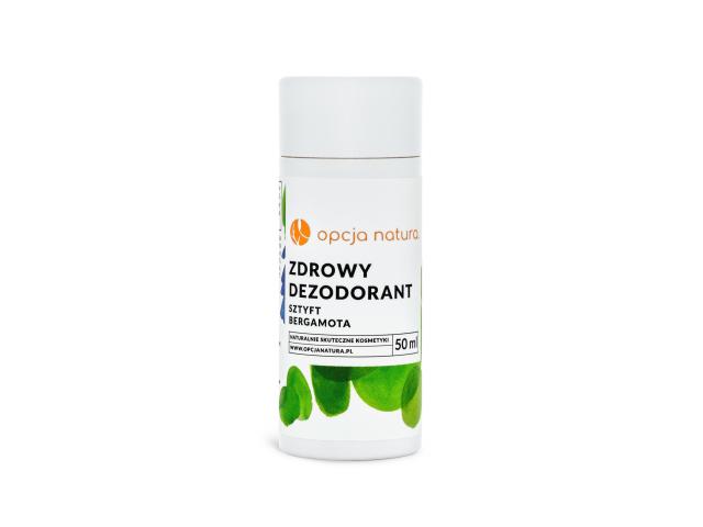 Opcja Natura Zdrowy Dezodorant-sztyft bergamota interakcje ulotka sztyft 50 ml