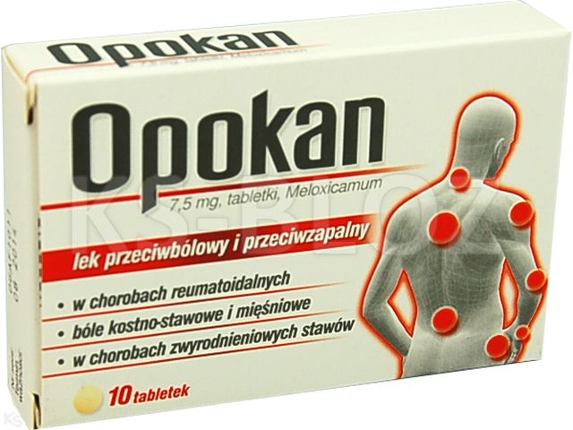 Opokan interakcje ulotka tabletki 7,5 mg 