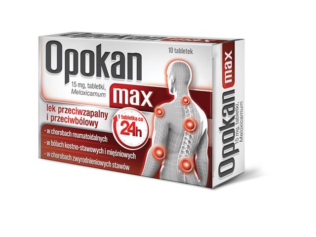 Opokan Max interakcje ulotka tabletki 15 mg 10 tabl.