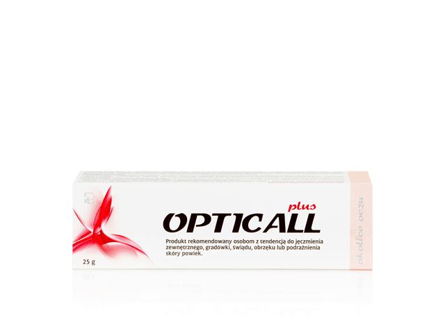 Opticall Plus interakcje ulotka krem  25 g (tub.)