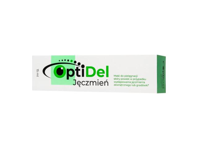 Optidel Jęczmień Maść do pielęgnacji powiek interakcje ulotka maść  15 ml