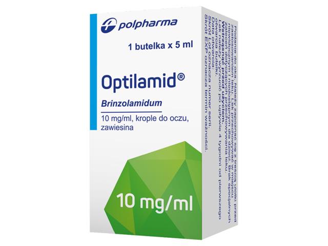 Optilamid interakcje ulotka krople do oczu, zawiesina 10 mg/ml 1 but. po 5 ml