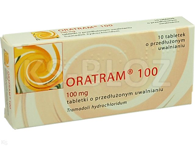 Oratram 100 interakcje ulotka tabletki o przedłużonym uwalnianiu 100 mg 10 tabl. | blister