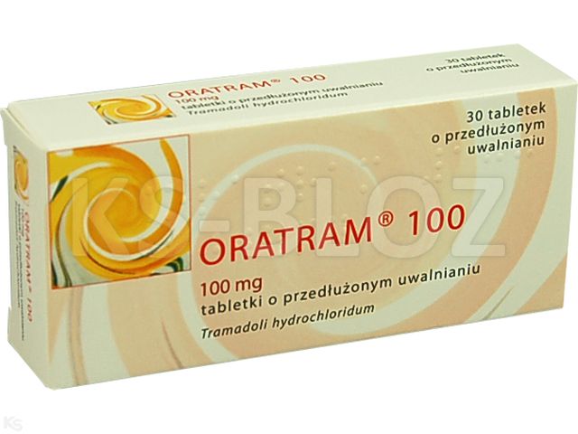 Oratram 100 interakcje ulotka tabletki o przedłużonym uwalnianiu 100 mg 30 tabl. | 3 blist.po 10 szt.
