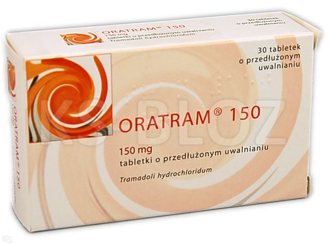 Oratram 150 interakcje ulotka tabletki o przedłużonym uwalnianiu 150 mg 30 tabl. (3 blist. po 10 tabl.)