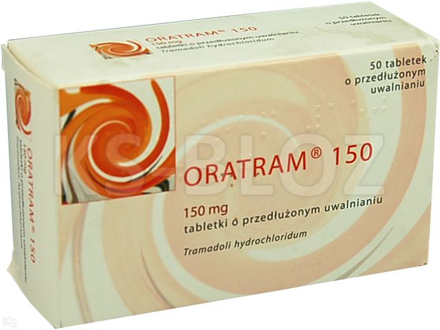 Oratram 150 interakcje ulotka tabletki o przedłużonym uwalnianiu 150 mg 50 tabl. (5 blist. po 10 tabl.)