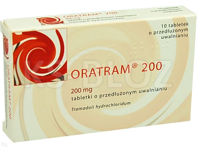 Oratram 200 interakcje ulotka tabletki o przedłużonym uwalnianiu 200 mg 10 tabl. | blister