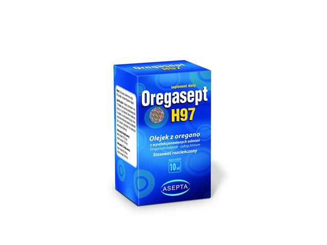 Oregasept H97 Olejek z oregano interakcje ulotka olejek  10 ml