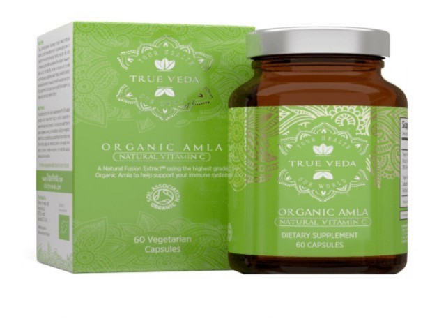 Organiczna Amla TRUE VEDA interakcje ulotka kapsułki  60 kaps.