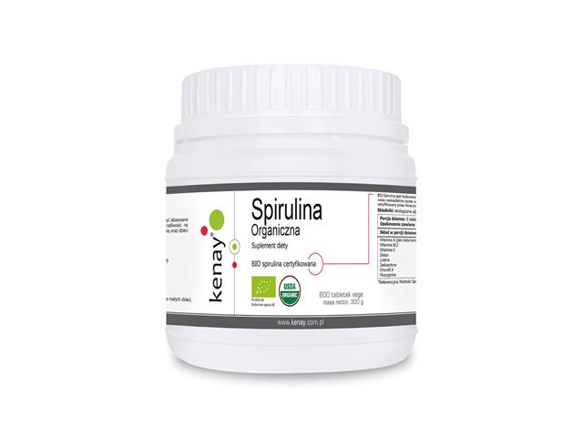 Organiczna Spirulina interakcje ulotka tabletki - 600 tabl.