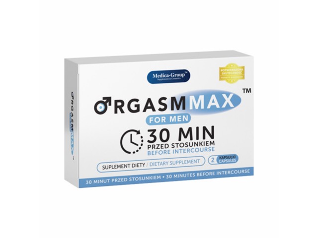 Orgasm Max For Men interakcje ulotka kapsułki  2 kaps. | 1 blister