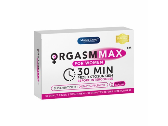 Orgasm Max For Women interakcje ulotka kapsułki - 2 kaps. (1 blist.)