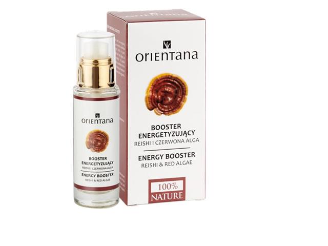 ORIENTANA Booster Energetyzujący Reishi i czerwona alga interakcje ulotka   30 ml