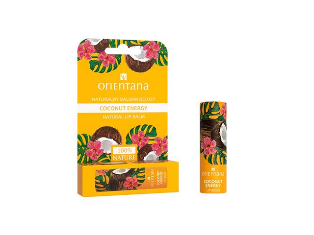 Orientana Coconut Energy Balsam do ust naturalny interakcje ulotka sztyft - 4,2 g