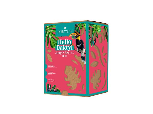 ORIENTANA HELLO DAKTYL Jungle Beauty Box Zestaw Krem + Krem + Świeca sojowa zapachowa interakcje ulotka   40 ml | (+ 40 ml + 110 g)