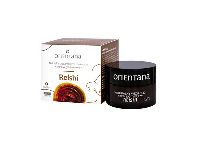 Orientana Krem do twarzy naturalny wegański na noc reishi interakcje ulotka   50 ml