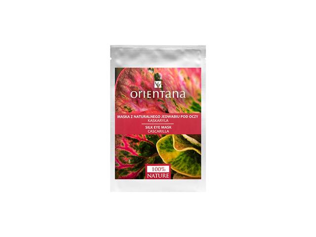 Orientana Maska pod oczy z naturalnego jedwabiu kaskaryla interakcje ulotka maseczka - 2 szt.
