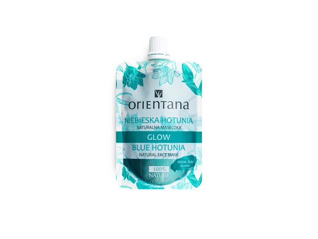 Orientana Niebieska Hotunia Maseczka naturalna glow interakcje ulotka maseczka  30 ml