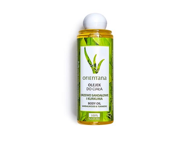Orientana Olejek do ciała drzewo sandałowe, kurkuma interakcje ulotka olejek - 210 ml
