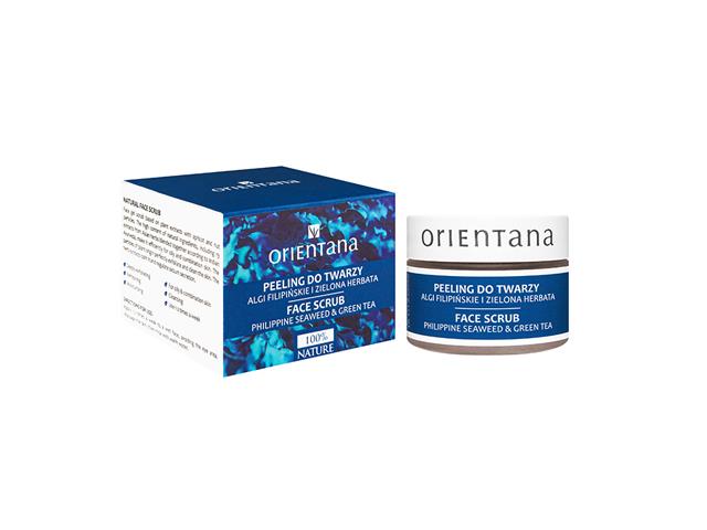 Orientana Peeling-żel do twarzy algi, zielona herbata interakcje ulotka żel  50 g