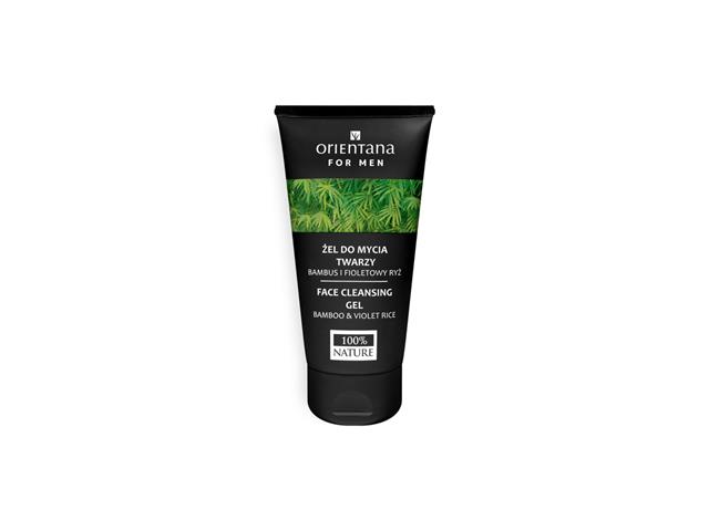ORIENTANA Żel do mycia twarzy Bambus i Fioletowy Ryż interakcje ulotka żel  150 ml