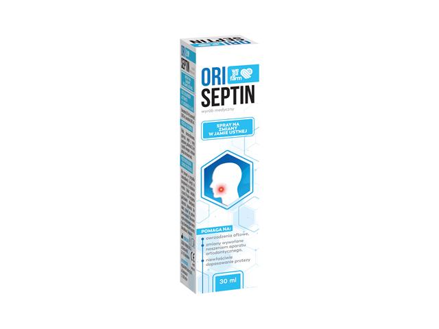 Oriseptin interakcje ulotka spray  30 ml