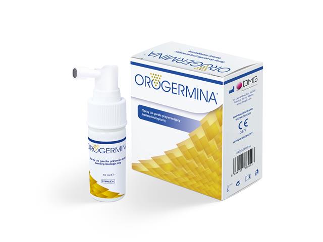 Orogermina Spray do gardła interakcje ulotka aerozol do gardła - 1 zest.