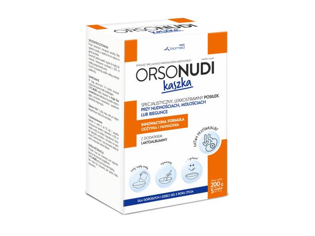 Orso Nudi Kaszka interakcje ulotka proszek - 5 sasz.