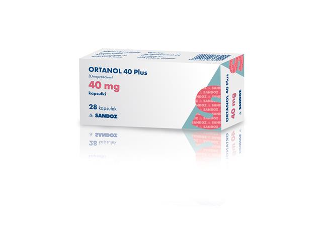 Ortanol 40 Plus interakcje ulotka kapsułki dojelitowe twarde 40 mg 28 kaps.