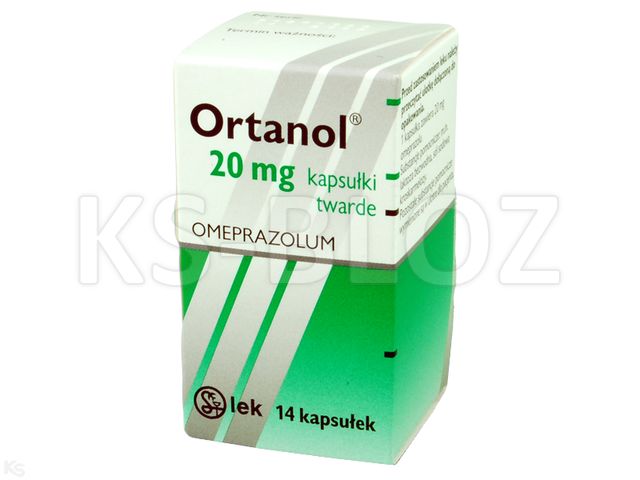 Ortanol interakcje ulotka kapsułki twarde 20 mg 14 kaps.