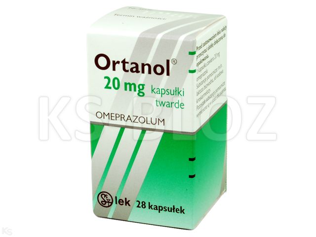 Ortanol interakcje ulotka kapsułki twarde 20 mg 28 kaps.