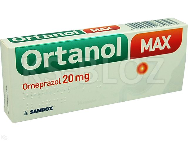 Ortanol Max interakcje ulotka kapsułki dojelitowe 20 mg 14 kaps.