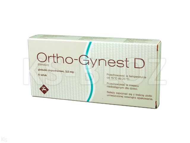 Ortho-Gynest D interakcje ulotka globulki dopochwowe 3,5 mg 6 glob.
