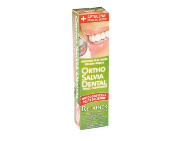 ORTHO SALVIA DENTAL Past.d/zęb. RETAINER TIME interakcje ulotka pasta do zębów - 75 ml