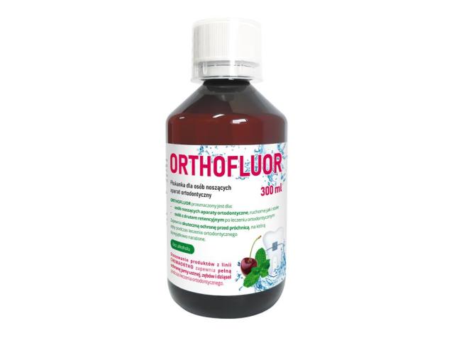 Orthofluor Płukanka dla osób noszących aparat ortodontyczny interakcje ulotka płyn - 300 ml