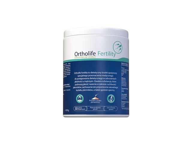 Ortholife Fertility interakcje ulotka proszek do rozpuszczenia  300 g