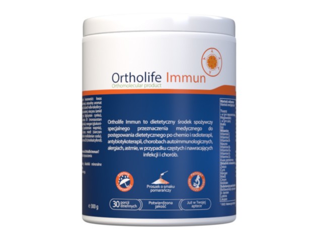 Ortholife Immun interakcje ulotka proszek do rozpuszczenia  300 g