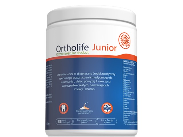 Ortholife Junior interakcje ulotka proszek do rozpuszczenia  300 g