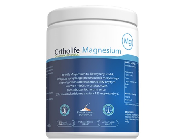 Ortholife Magnesium interakcje ulotka proszek do rozpuszczenia - 300 g