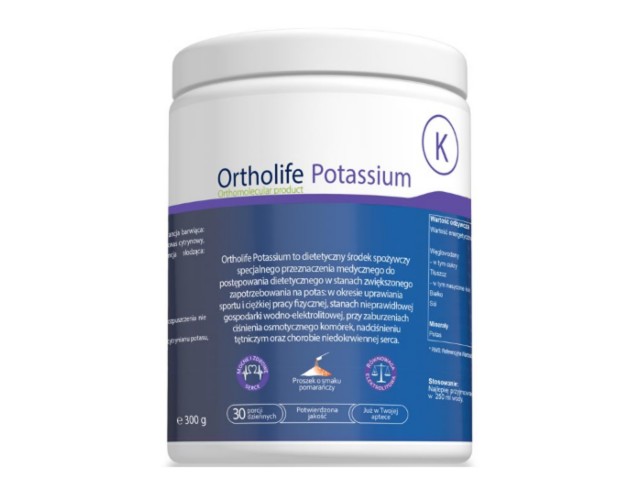 Ortholife Potassium interakcje ulotka proszek do sporządzania roztworu doustnego - 300 g